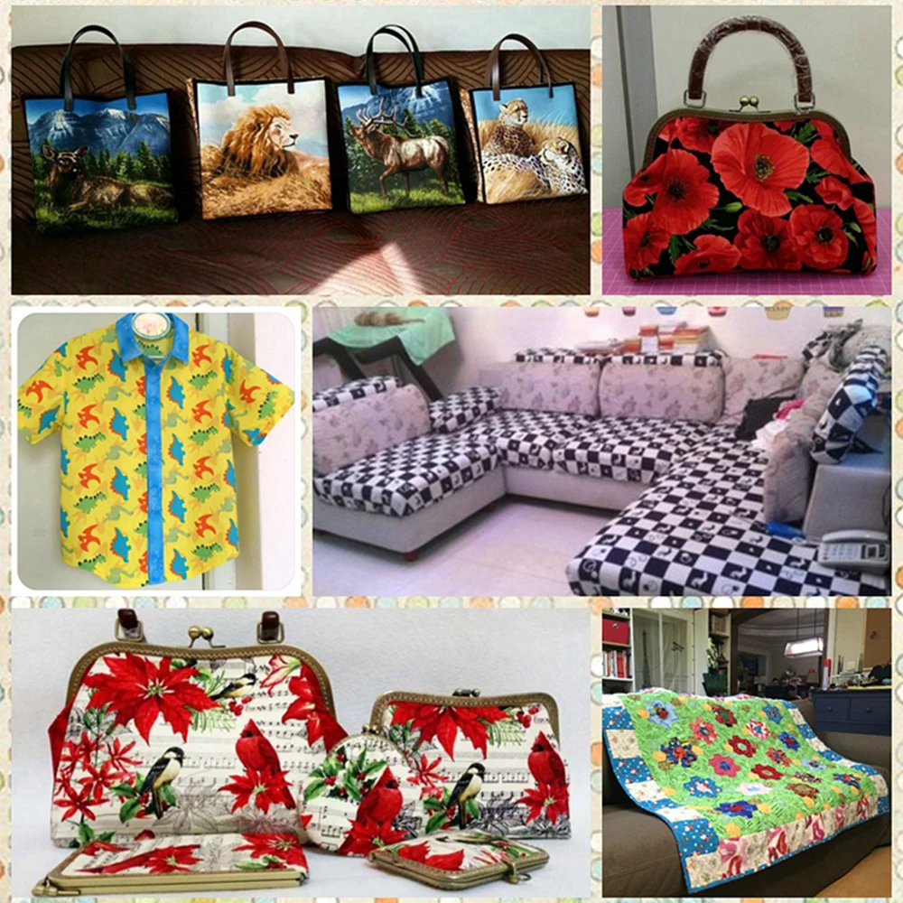 Фиолетовый фантастический Печатный экран дизайнерская Ткань для шитья одежды