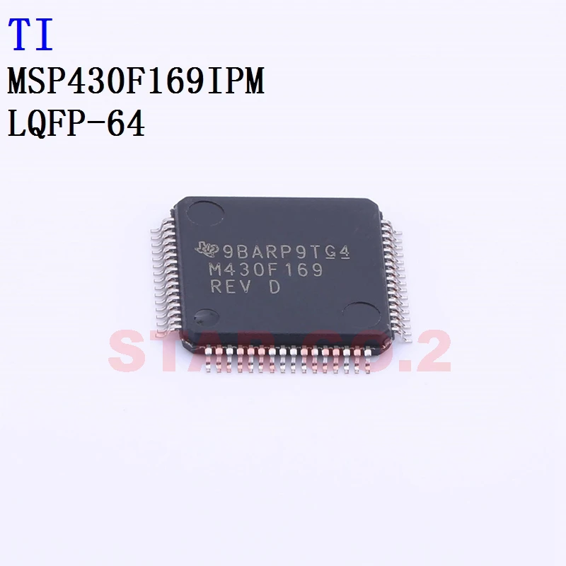 

2PCSx MSP430F169IPM LQFP-64 TI Microcontroller