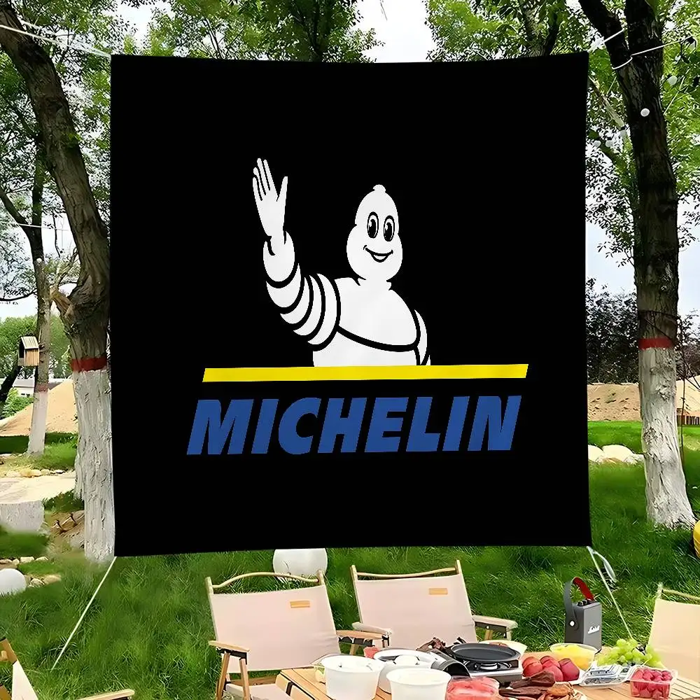 Флаг с логотипом M-Michelins, мультяшный дизайн, научно-фантастический стиль, декор для комнаты, настенный декор, баннер для дома (art.: 3920db5b7ffc2) - 3920db5b7ffc2