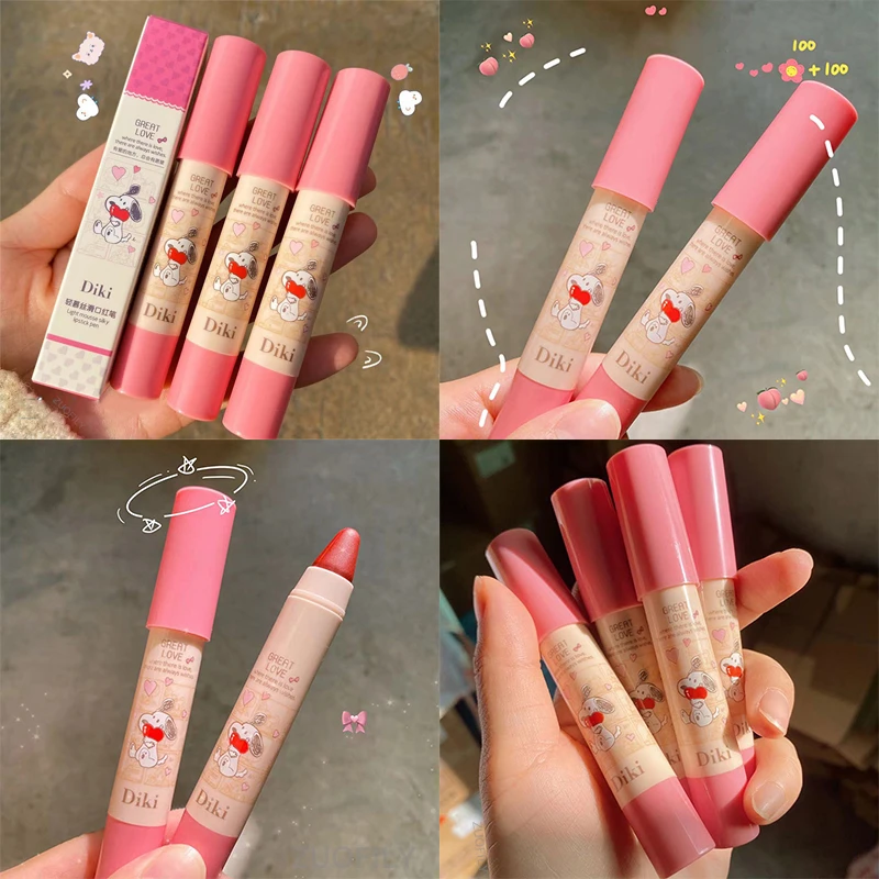 

Healing Puppy Lipstick Lip Balm Pen Lasting Moisturizing Lip Glaze Solid Matte Lipstick Crayon No Fading Lip Tint Cosmetics
