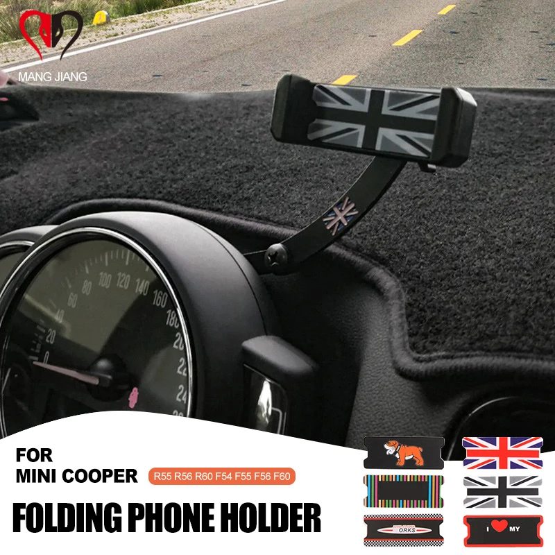 

For Mini Cooper F55 F56 F54 R55 R6 R60 Holder For Mobile Phone Stand Interior Countryman Clubman Auto Bracket Accessories