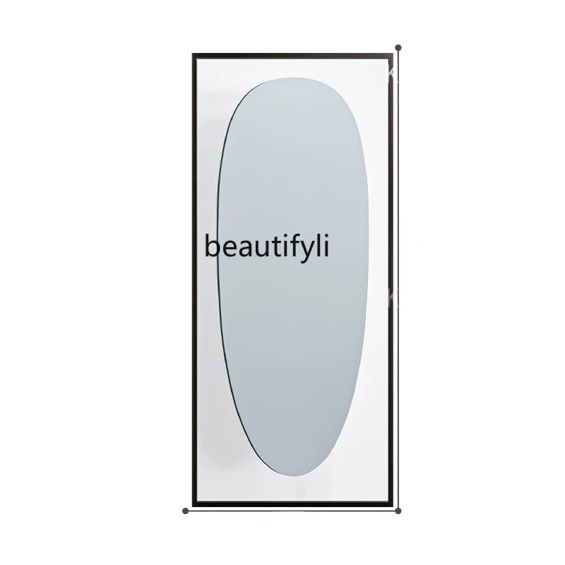 

Длинное зеркало LBX Ji Feng, креативное настенное висячее туалетное зеркало особой формы