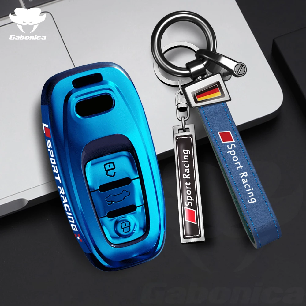 Чехол для автомобильного смарт-ключа с дистанционным управлением ПК оболочка Audi