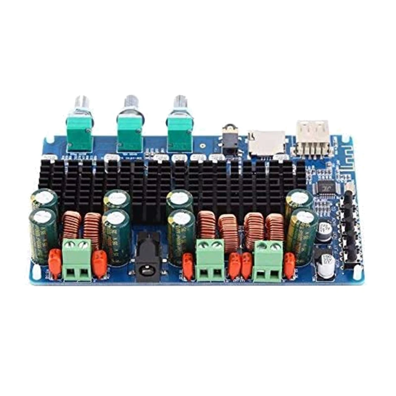 Лучшие предложения Плата усилителя мощности плата цифрового 2 1 каналов Bluetooth USB TF