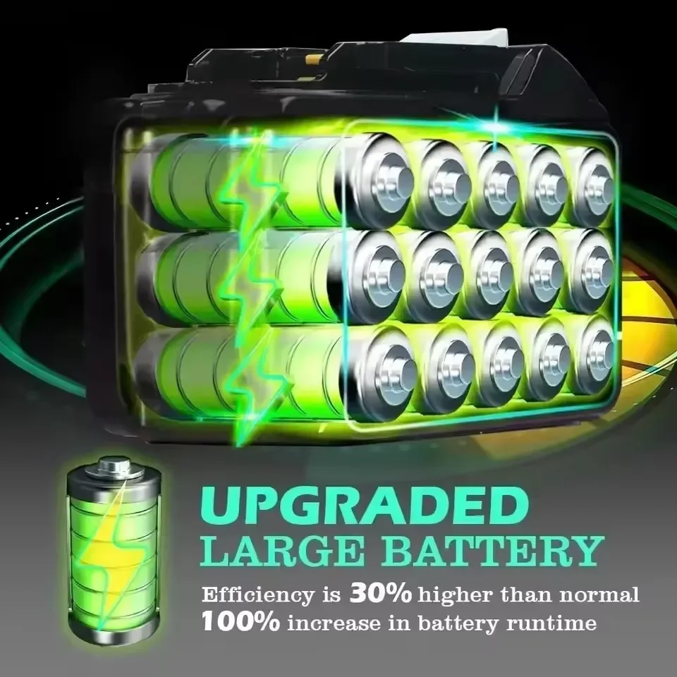 Литиевая аккумуляторная батарея со светодиодным индикатором высокой емкости