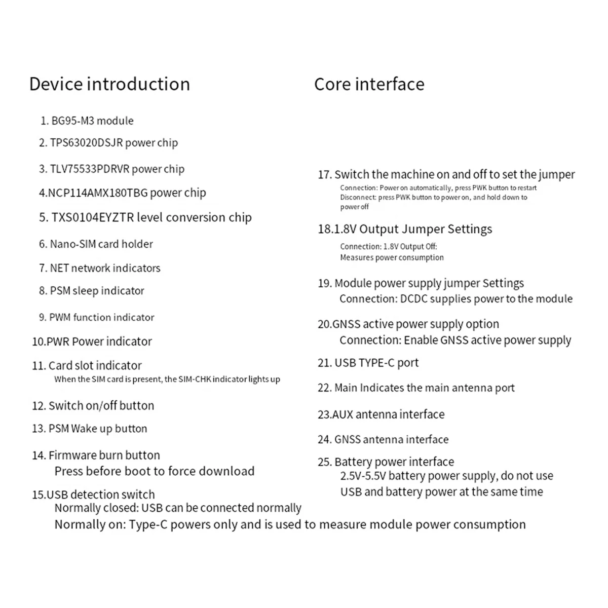 BG95-M3 Zero макетная плата IoT QuecPython GNSS позиционирование LTE Cat глобальная связи