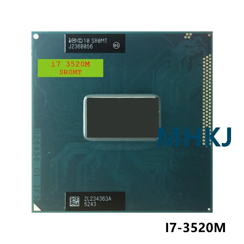 Оригинальный процессор INTEL Core i7 для мобильного телефона 3520m двухъядерный 2 9 ГГц 4M