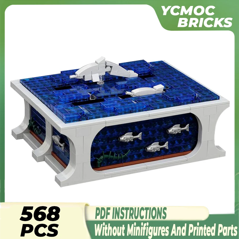 

YcmocBricks Moc Building Blocks Electric Series Model Swimming Dolphin Technology Bricks DIY Toys For Kids Children Gifts