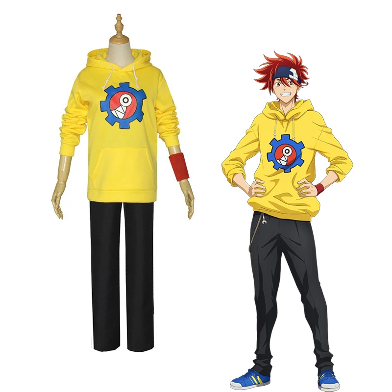 Униформа для учеников Старшей школы костюм косплея аниме бесконечность SK8 желтая