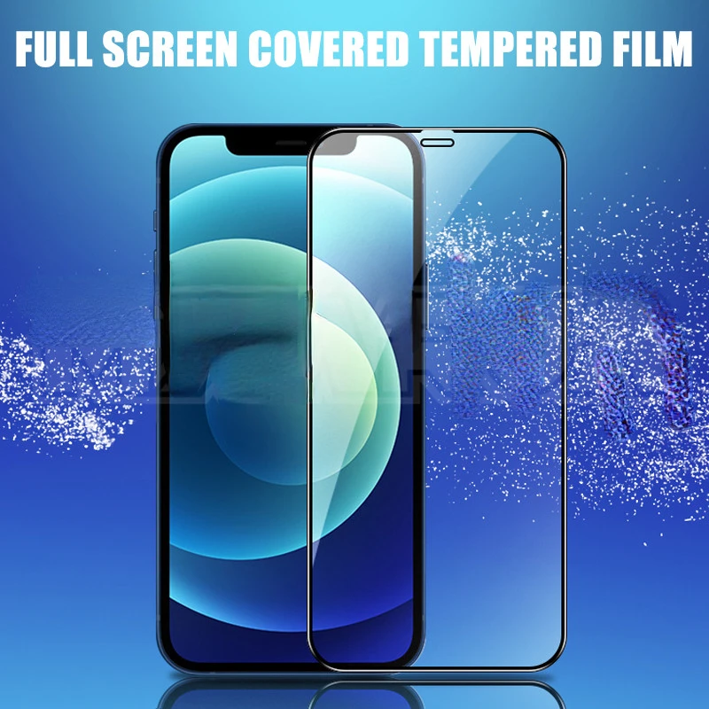 

Free Shipping For iphone 6 6S 7 8 Plus SE Screen Protector on iphone X XR XS 11 12 Pro Max Tempered Glass case 2000D Curved Prot
