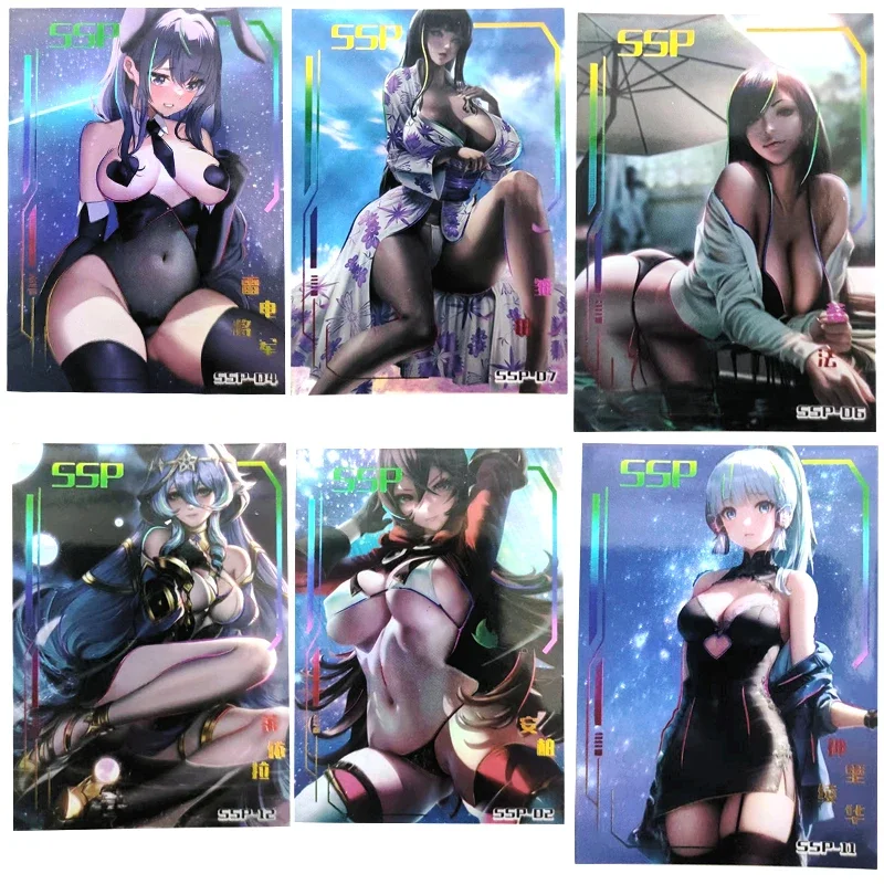 История богини SSP серия Tifa Lockhart Raiden Shogun аниме персонажи бронзовая коллекция flash card