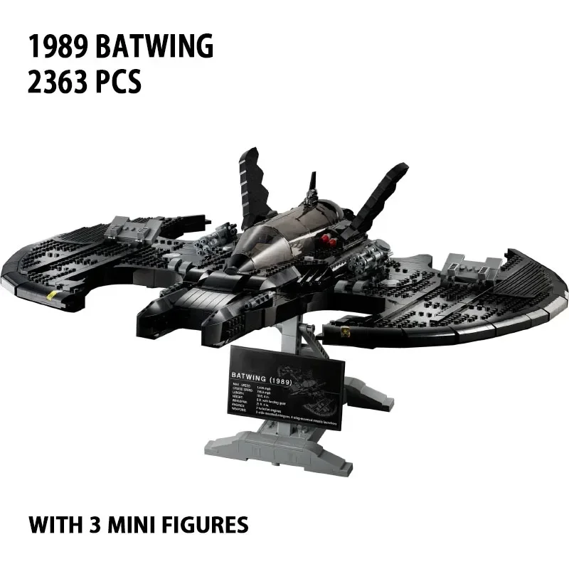 

2363 PCS 1989 Batwing Building Blocks Bricks Compatible 76161 BF001 Education Birthday Christmas Gift Toys IN STOCK