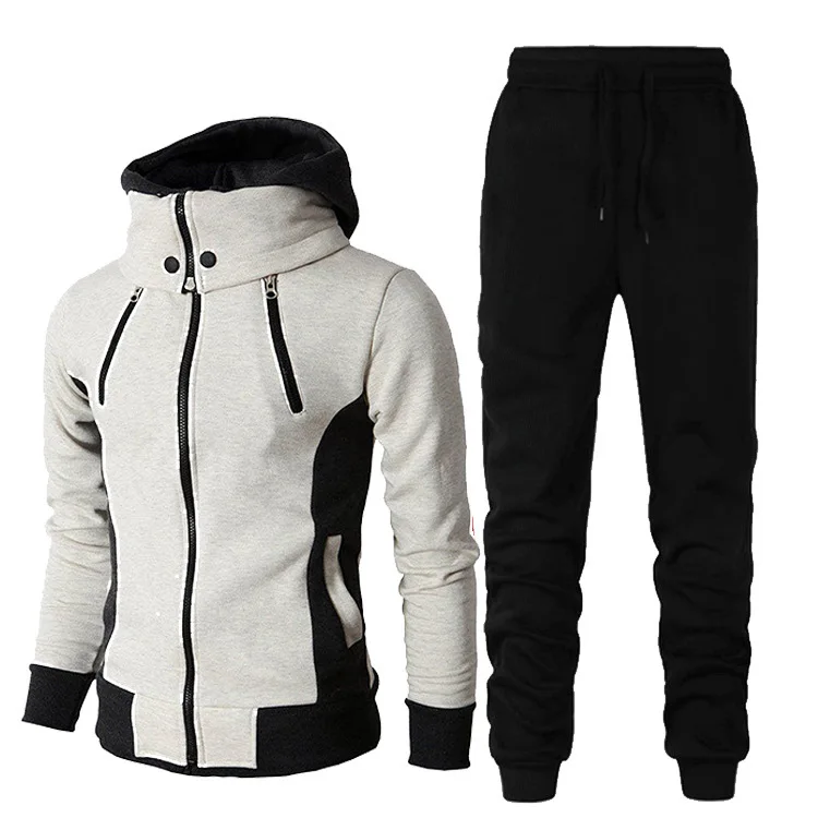 

2023 New Men's Casual Sportwear Suit Spring Sweatshirts and Sweatpants Autumn Two Piece Sport Jacket Daily Life