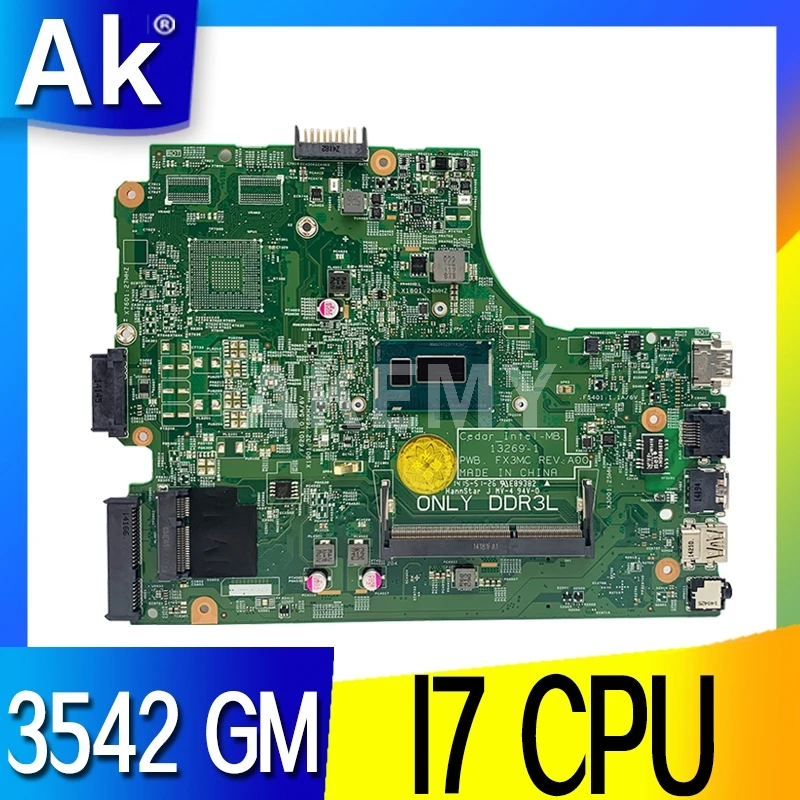 13269-1 для DELL 3542 3442 3543 5749 3443 материнская плата PWB FX3MC REV A00 I7 GM work 100% |