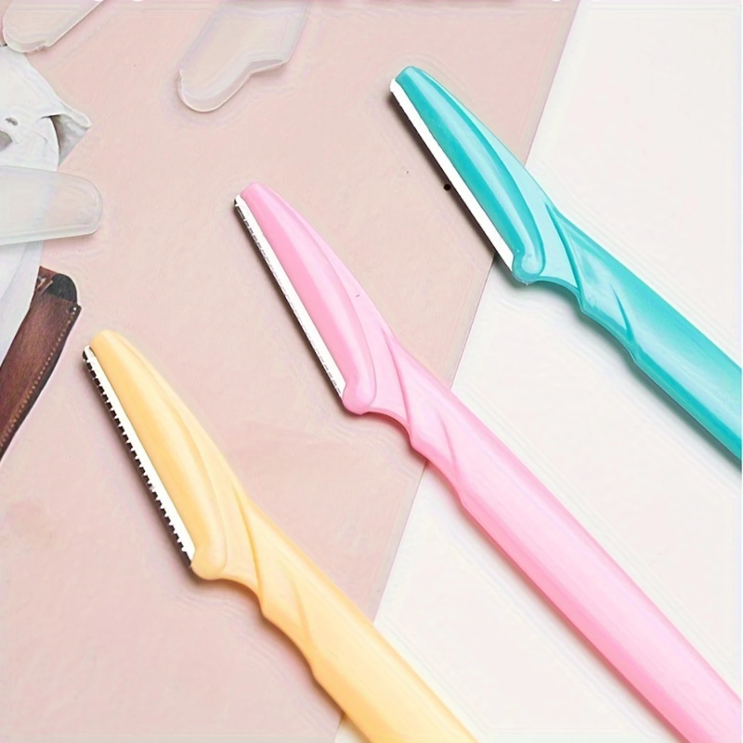 3 шт. прецизионные бритвы для бровей женщин и мужчин — многоразовые