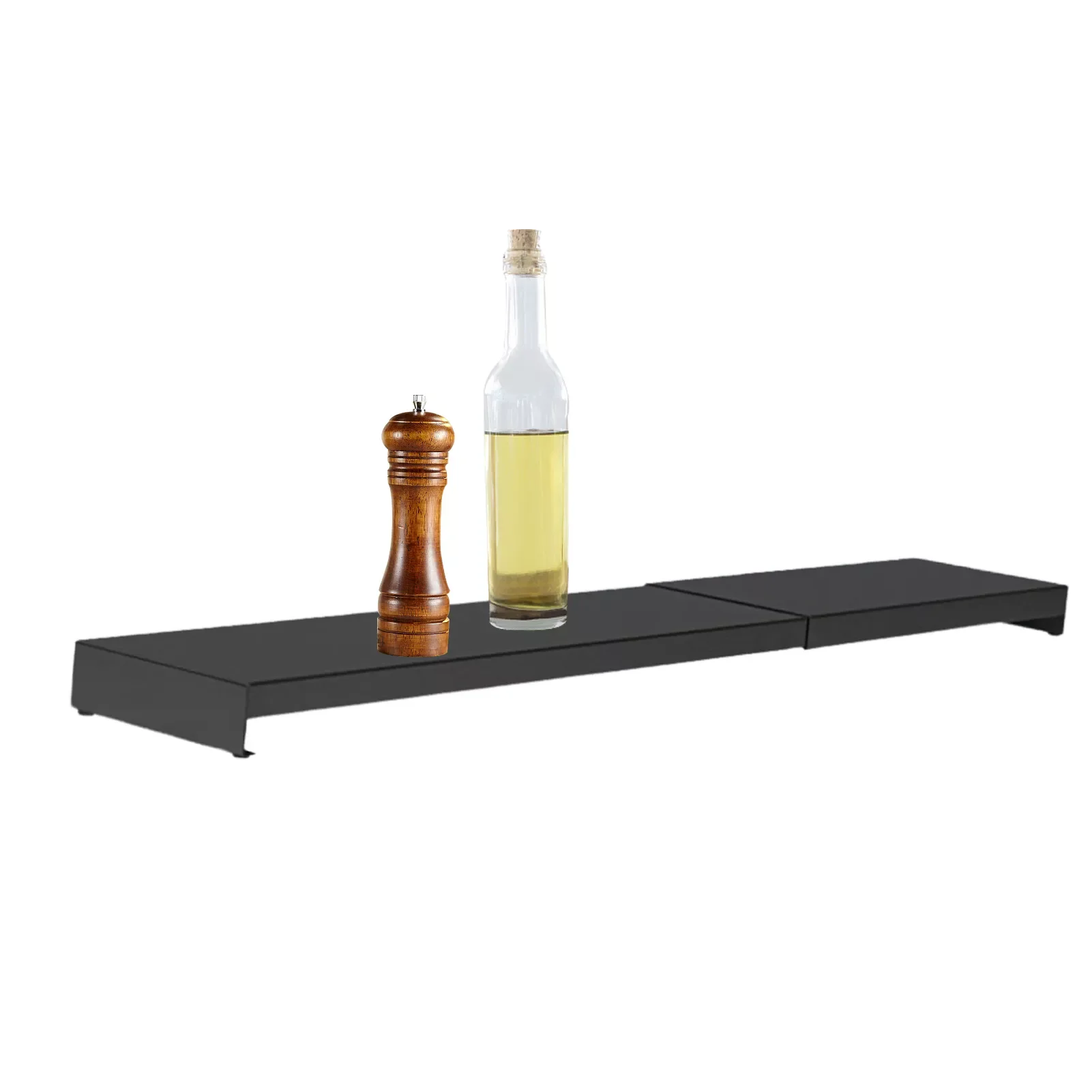 

NEW2023 Cooktop Spice Shelf Stainless Steel Spice Organizer Seasoning Holder For Cooktop Ultra-Thin Lampblack Baffle Kitchen Sto