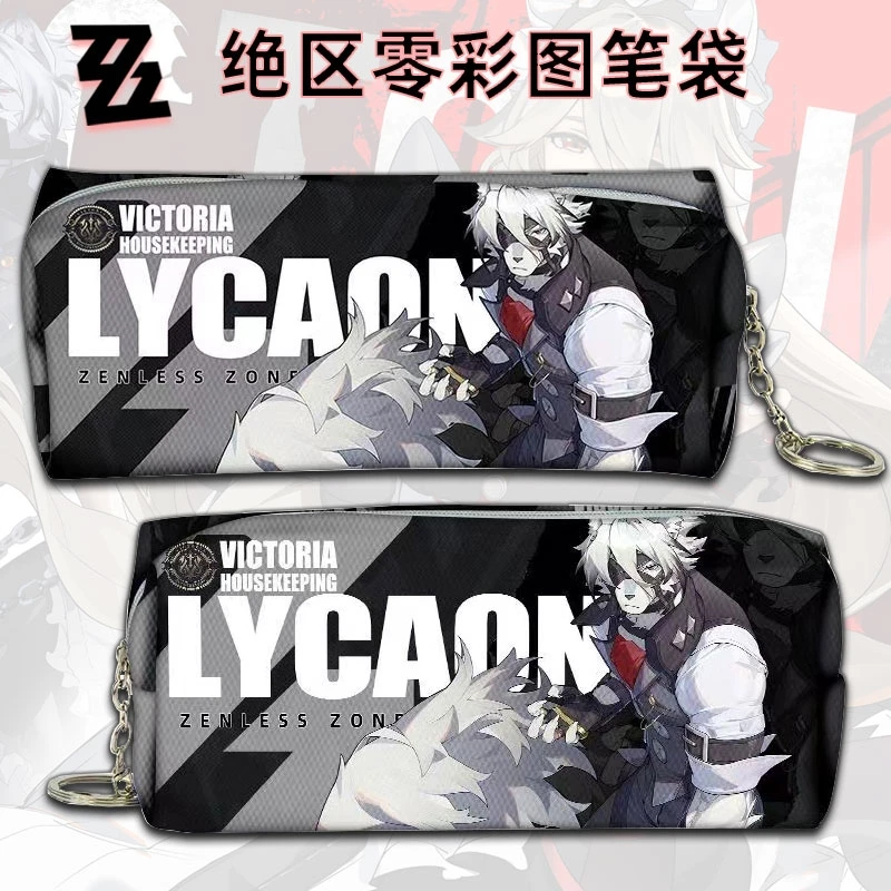 Аниме Zenless Zone Zero Soldier 11 Эллен Джо Косплей Сумка-ручка Пенал Большой емкости