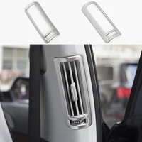 for audi a6 c6 c7 2009 2018 q7 2016 2019 car b pillar air outlet decoration stickers trim cover stainless steel car styling