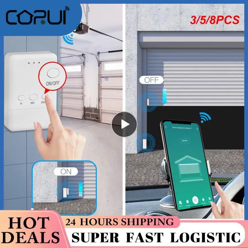 

3/5/8 шт. Diy мини-модуль беспроводной контроллер открывалка Wi-Fi переключатель двери гаража наименование умный дверной датчик открывания комплект новый