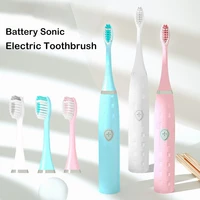 new smart sonic electric toothbrush waterproof soft hair tooth brushes creative large button toothbrush home battery toothbrush