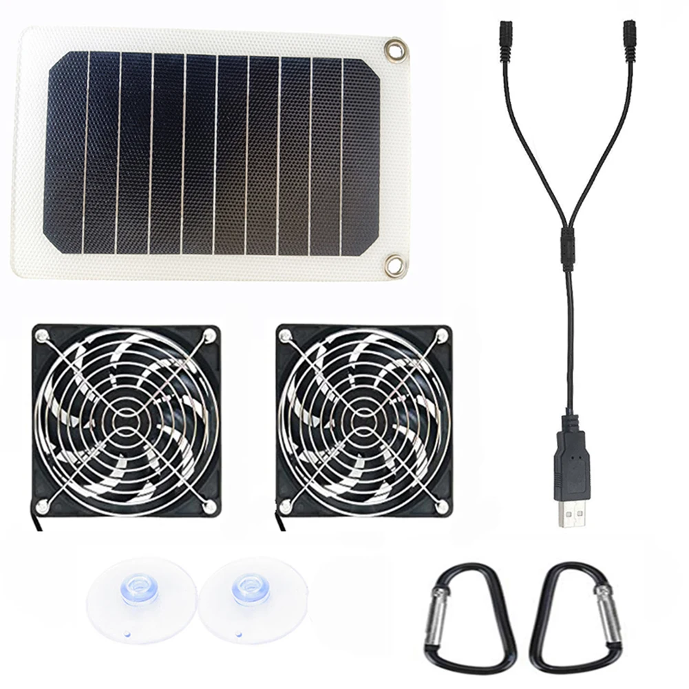 

Solar Powered Fan Panel Black Exhaust Cell Fan Solar Exhaust Fan Mini Solar Panel Powered Ventilator Fan