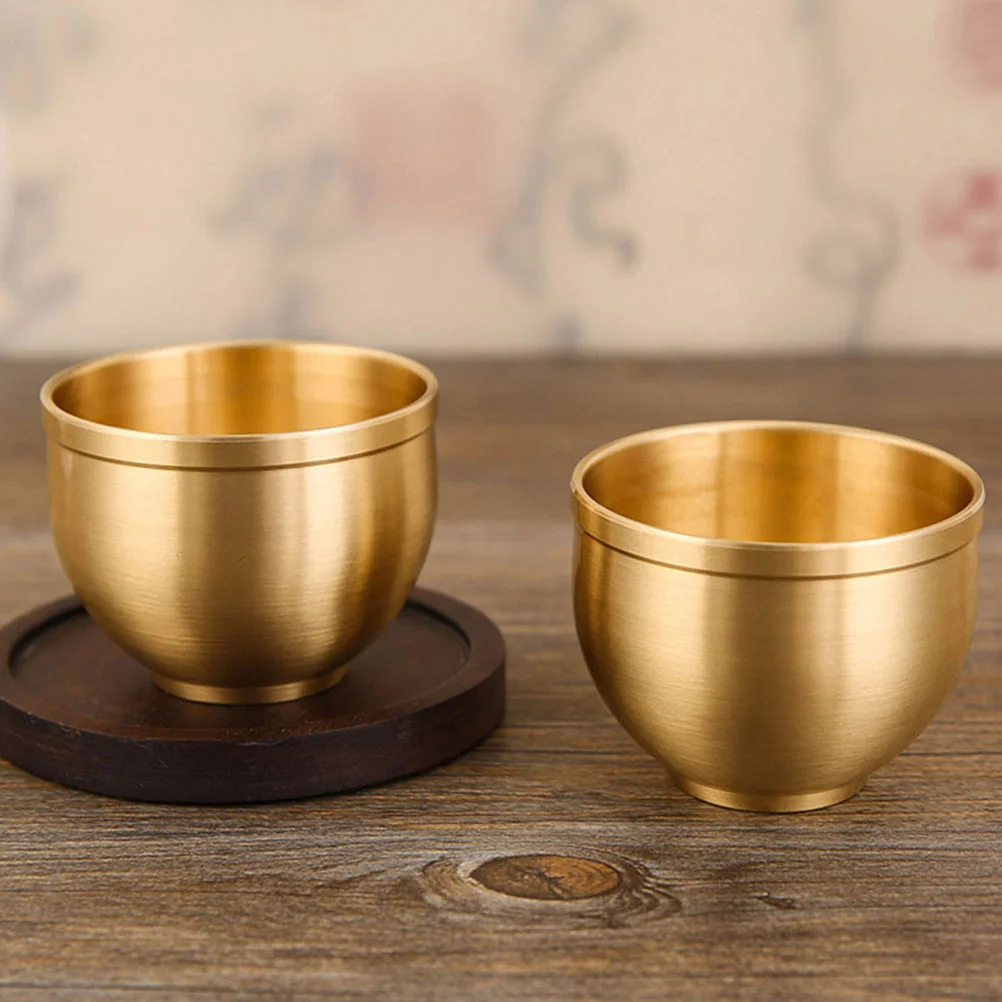 2-шт стаканы для чашек ретро чай металлический коктейльный стакан винтажная