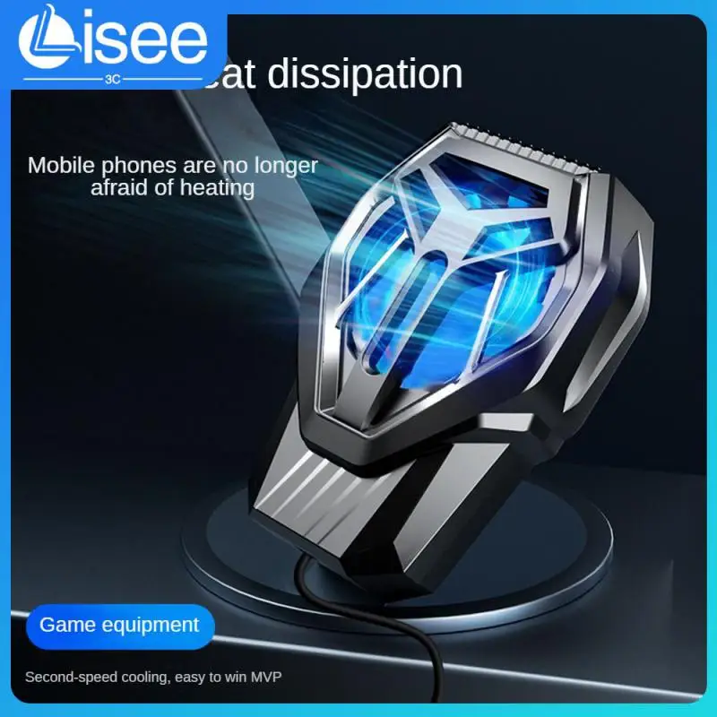 

Small Cooling Fan Radiator Firm Low Noise Mobile Phone Cooler Black Mobile Phone Radiator Office Accessories Heat Dissipation