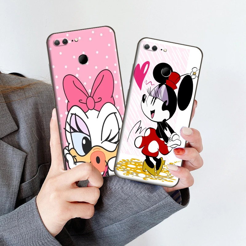 

Disney Logo Mickey Minnie For Huawei Honor 9 V9 9X 9A 9S Pro Lite Soft Silicon Back Phone Cover Protective Black Tpu Case Soft