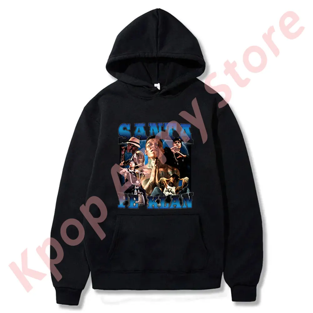 Винтажные толстовки с капюшоном Santa Fe Klan Blanco y Negro Tour пуловеры для женщин и мужчин
