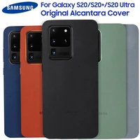 samsung original suede leather fitted protector case for samsung galaxy s20 plus s20 ultra s20 protective phone case