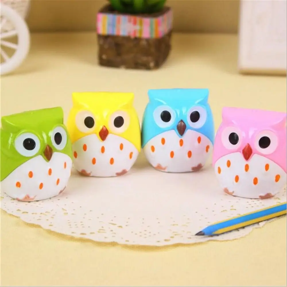 

5PCS Manual Pencil Sharpener Double Hole High Quality for School Office Supplies