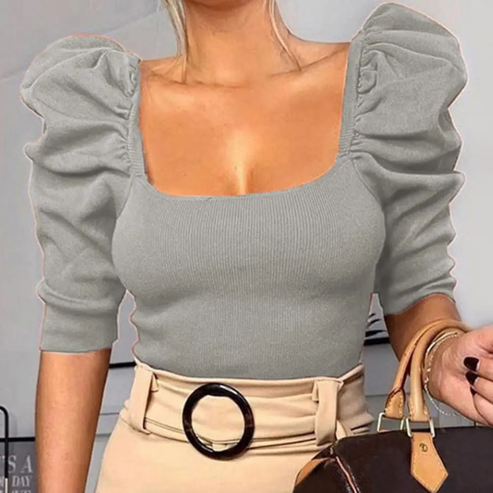 Пикантная женская футболка с открытой спиной черная блузка из хлопка