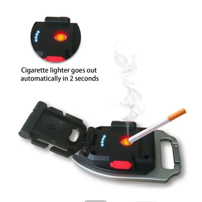 Портативный Многофункциональный Мини-фонарик С Брелком Аварийный Светодиодный