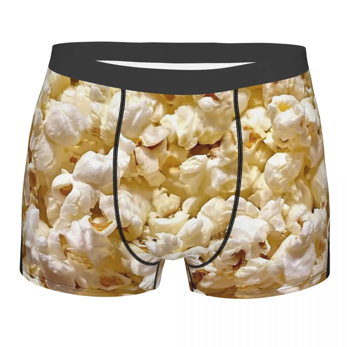 

Popcorn Food Lover Art Underpants Breathbale Panties Male Underwear Sexy Shorts Boxer Briefs