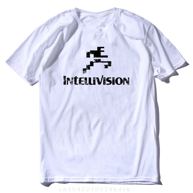 Футболка Intellivision с логотипом потертая веревово-серая для взрослых Классическая