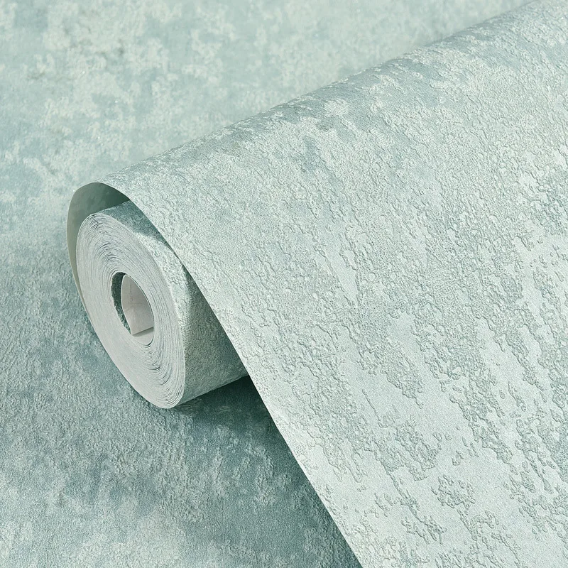 9 5 м Нетканые обои однотонные простые цветы зеленые современные металлические