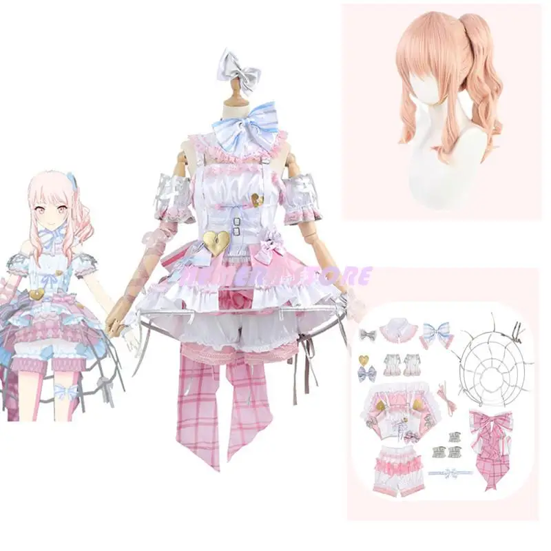 

Anime Project Sekai Colorful Stage Akiyama Mizuki Cosplay Costume Game Lolita Dresses Christmas Halloween Carnival Dropshipping