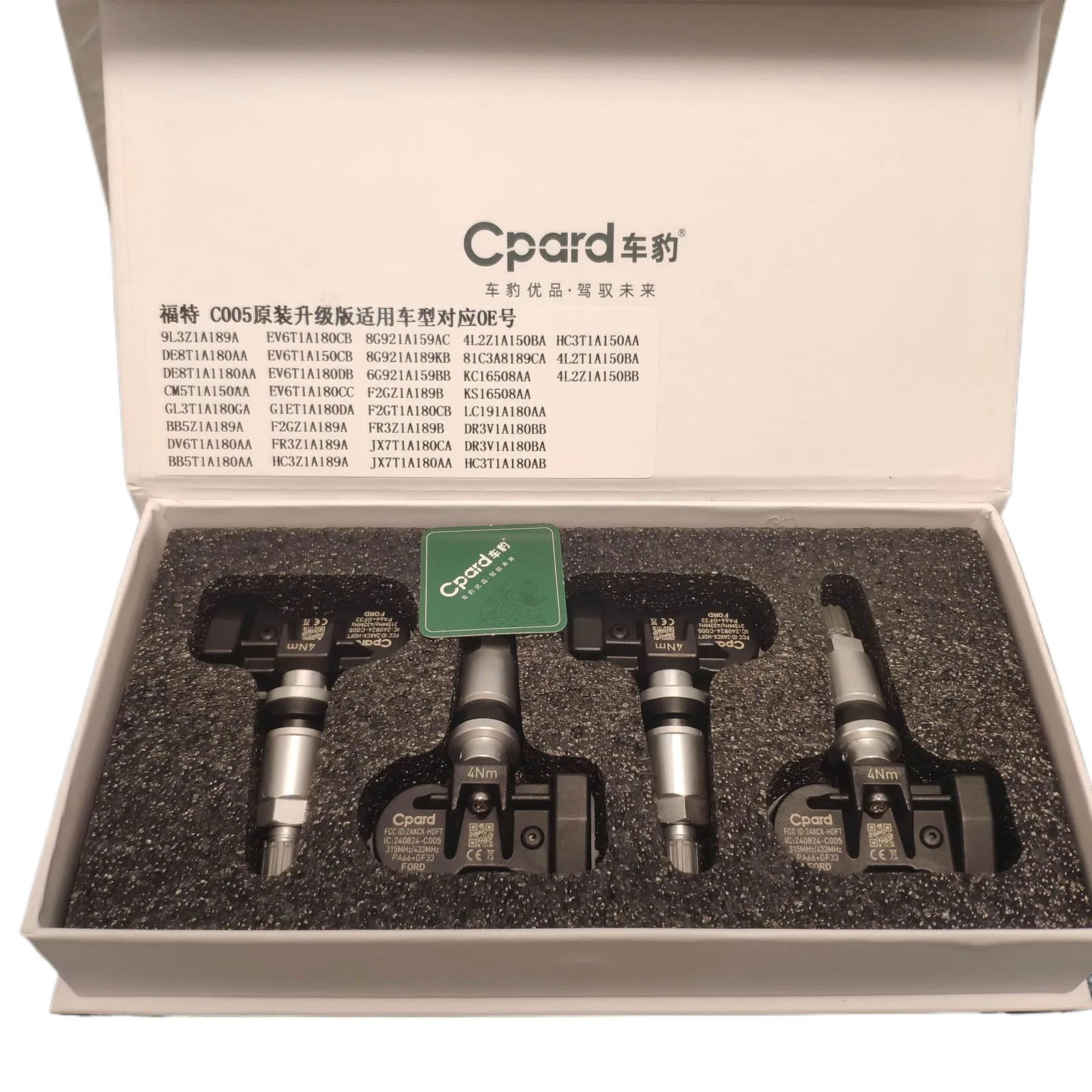 

Датчик давления в шинах 315/433 МГц TPMS для Ford F-150 F150 Explorer Mondeo Escape Focus Kuga Edge L Transit Bronco Mustang Ranger