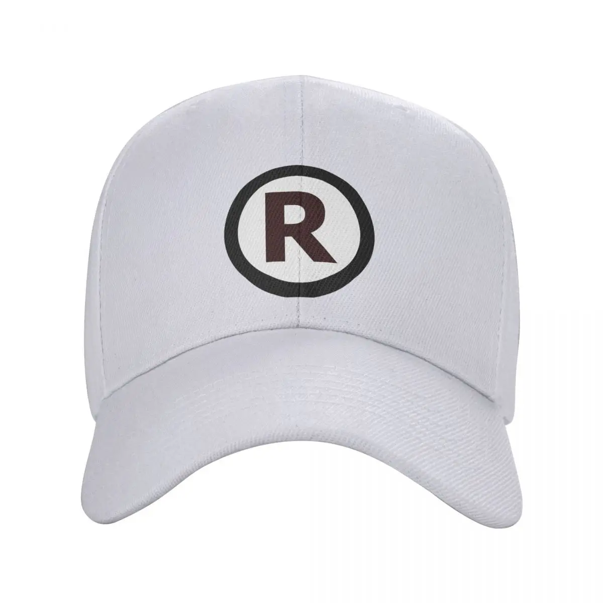 

Бейсболка с надписью R для мужчин и женщин, регулируемая уличная Кепка-тракер, цвет черный, на заказ