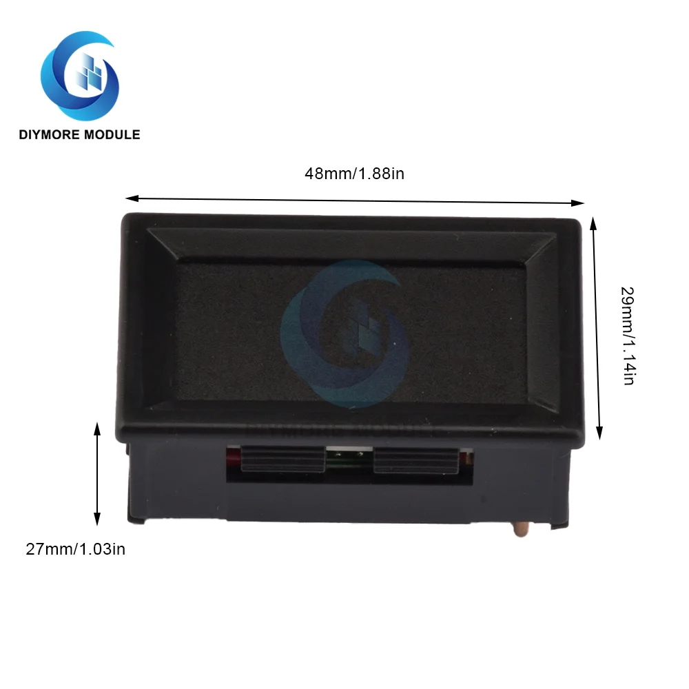 Вольтметр Амперметр постоянного тока 500 в 10 А красный + синий светодиодный