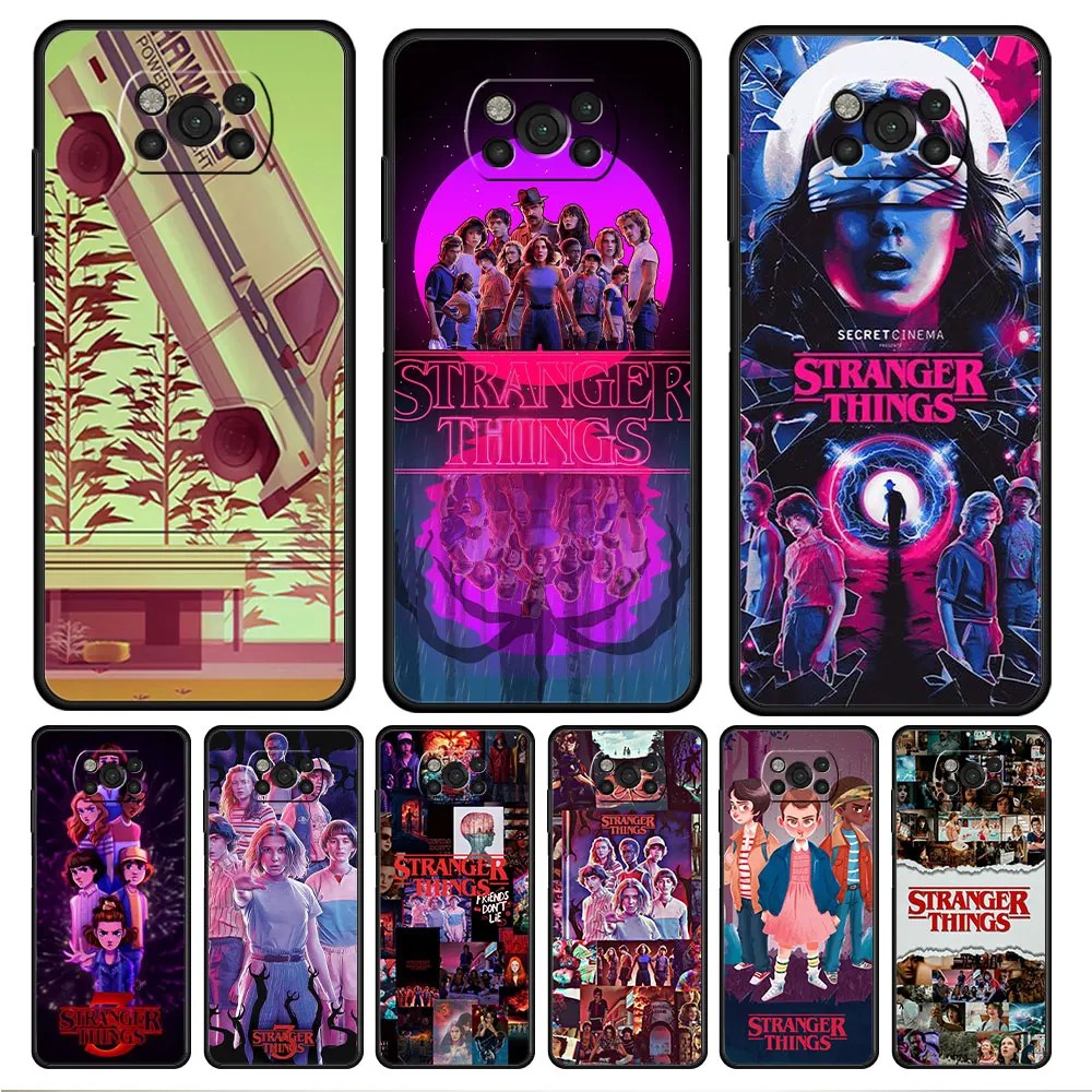 

For Xiaomi POCO X3 NFC 9T F3 F4 GT 10T MI 11 lite M4 Pro 5G M3 X4 11T Stranger Things Phone Coque Fundas