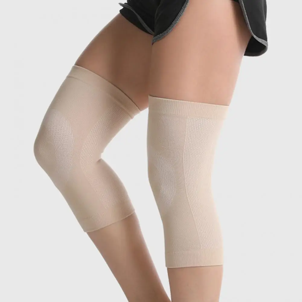 

1 Pair Knee Pad 3D Sport Knee Pad Support Silicone Strip Anti-skid Knee Protection Ultrathin Knee Support Compression Sleeve