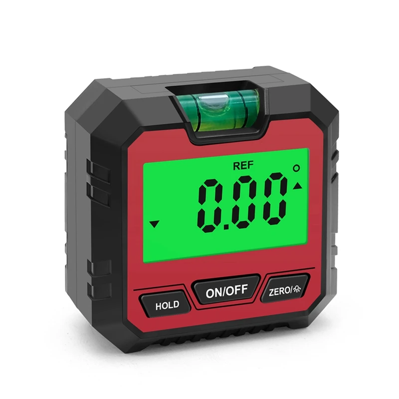 

Precision Digital Inclinometer Electron Goniometers Magnetic Base Digital Protractor Angle Finder Bevel Box
