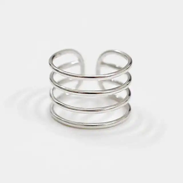 

Женское кольцо из серебра 100% пробы