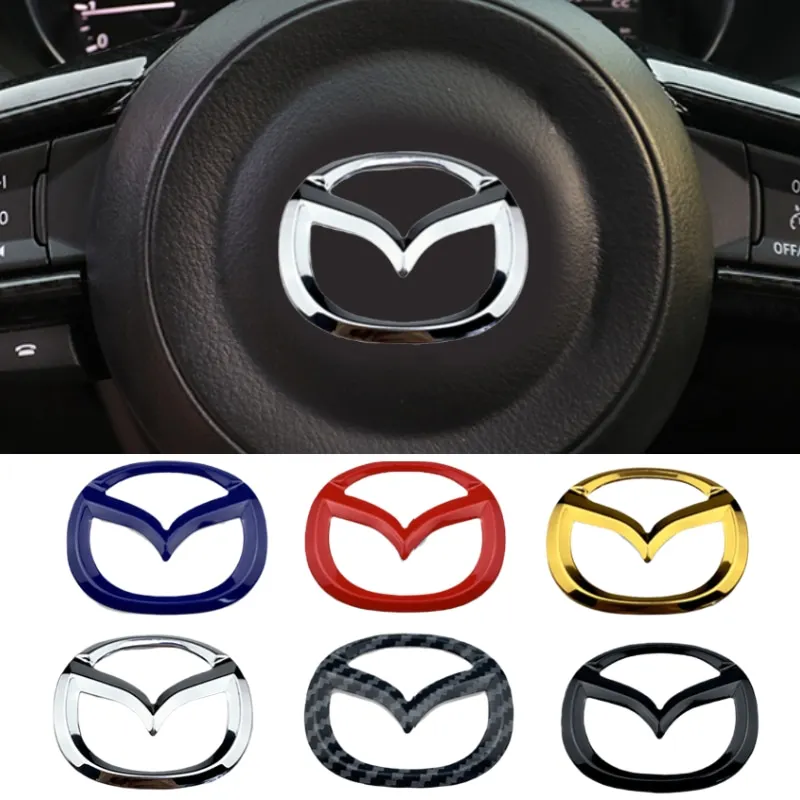 

Автомобильные наклейки на руль для Mazda 3 Axela CX7 2 CX30 CX5 6 GH Atenza CX3 5 RX8 RX7 MX5 8 323 CX9 Verisa CX8 CX4 626 Tribute
