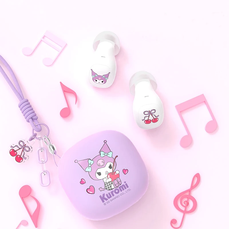 

Sanrio Cinnamoroll Kuromi Cube Sugar Bluetooth наушники-вкладыши, высокое качество звука, Симпатичные мини беспроводные Bluetooth-наушники
