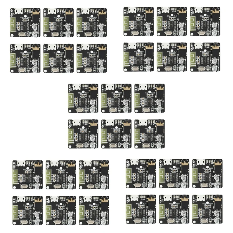 

48Pcs VHM-314 V.20 Bluetooth Audio Receiver Board Bluetooth 5.0 Mp3 Lossless Decoder Board With Lithium Battery Charging
