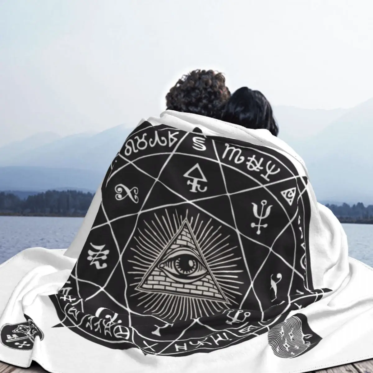 Универсальные астрологические вязаные одеяла флисовый амулет Таро теплые Пледы