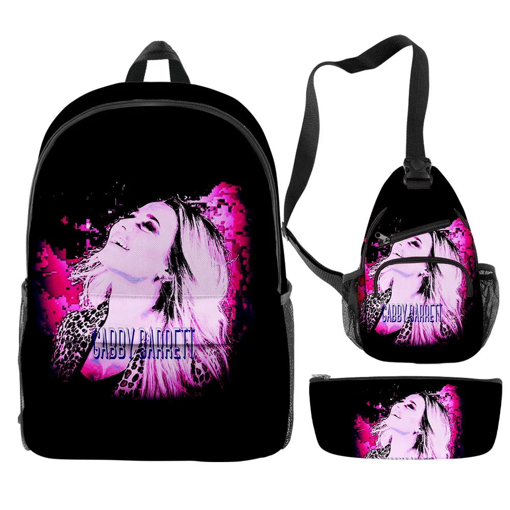 

3 шт./комплект, школьные ранцы для ноутбука, с 3D-принтом