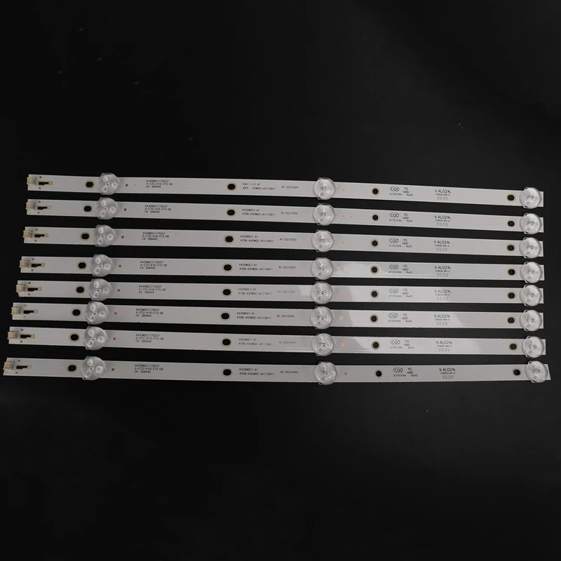 

LED TV Backlight Strip 3 Lights For 4708-K43WDC-A3113N11 LE43E6850 K430WDC1 43HFF5952/T343PFS4012/12 43PFF3012/T3 Models